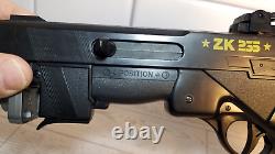 Vintage 1982 Edison Giocattoli Toy Gun ZK 235 Made in Italy HTF COMPLETE LQQK