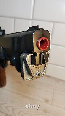 Vintage 1982 Edison Giocattoli Toy Gun ZK 235 Made in Italy HTF COMPLETE LQQK