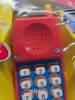Vintage 1985 Handicraft Toy Cordless Phone Push Button & Bell Sound NOS