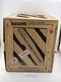 Vintage 1987 Mattel Boglin Drool With Original Box