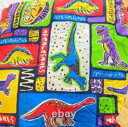 Vintage 1990s Rare Dinos Twin Size Comforter