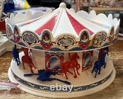 Vintage 1996 ERTL Farm Country County Fair Playset Carousel Nearly Complete