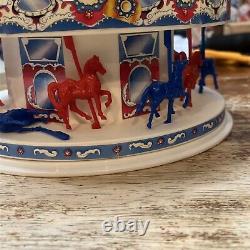 Vintage 1996 ERTL Farm Country County Fair Playset Carousel Nearly Complete