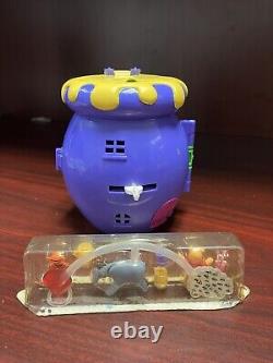 Vintage 1998 Polly Pocket Winnie The Pooh Playset Honey Pot Complete Bluebird
