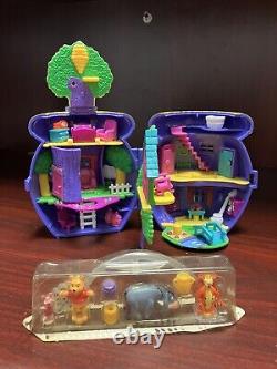 Vintage 1998 Polly Pocket Winnie The Pooh Playset Honey Pot Complete Bluebird