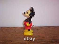 Vintage 50'S MARX Whirling Tail Mickey Mouse Wind-up Toy Hard Plastic WDP
