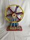 Vintage 50's Ohio Art The Giant Ride Tin Litho Wind Up Ferris Wheel Works Great