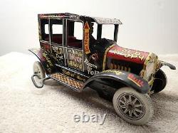 Vintage 50s MARX Old JALOPY Tin Litho Wind-Up Toy CAR Near Mint