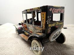 Vintage 50s MARX Old JALOPY Tin Litho Wind-Up Toy CAR Near Mint