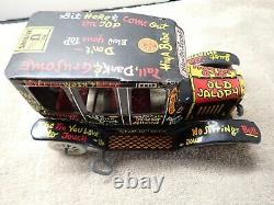 Vintage 50s MARX Old JALOPY Tin Litho Wind-Up Toy CAR Near Mint