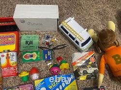 Vintage 70s-80s Toy Lot Wizzes, Cox, Slinky, Tonka, Various Items