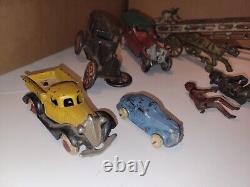 Vintage (8pc) Lot Of Cast Iron Toys