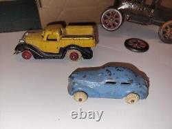 Vintage (8pc) Lot Of Cast Iron Toys