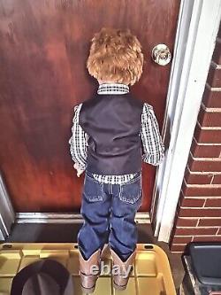 Vintage Allied Eastern 35 Inch Plastic Playpal Doll Companion