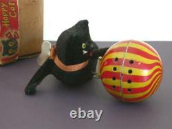 Vintage Alps Wind-up Happy Cat Toy with Box