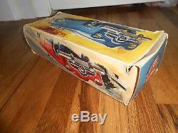 Vintage Antique GERMANY DISTLER 5 SPEED Key WIND-UP TOY CAR With STEERING & BOX