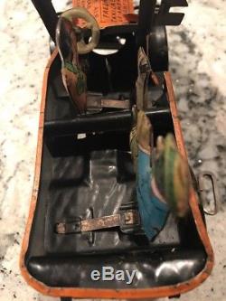 Vintage Antique Marx 1930's Tin Amos & Andy Fresh Air Taxi Windup Toy