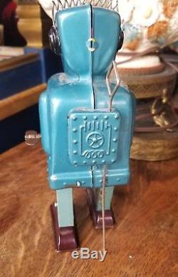 Vintage Antique TIN ROBOT TOY Windup George G. Wagner Japan 1950's