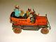 Vintage Antique Tin Wind Up Amos n Andy Marx Taxi Cab Toy