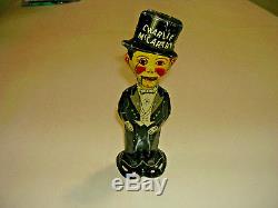 Vintage Antique Tin Wind Up Charlie McCarthy Marx Toy