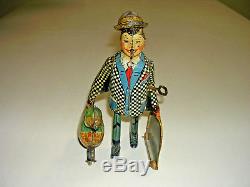 Vintage Antique Tin Wind Up Joe Penner Duck Toy by Marx