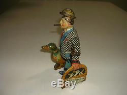 Vintage Antique Tin Wind Up Joe Penner Duck Toy by Marx