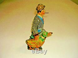 Vintage Antique Tin Wind Up Joe Penner Duck Toy by Marx