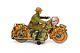 Vintage Arnold CKAO A-754 Military Army Motorcycle German Tin Wind-up Toy