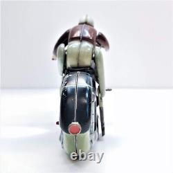Vintage Arnold MAC 700 Motorcycle Black Version Wind-up Tin Toy US ZONE GERMANY