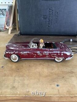 Vintage Arnold Primal Cable Operated Metal Car Made in West Germany