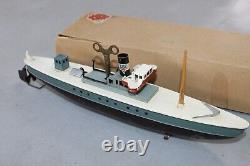 Vintage Arnold Tin Litho Ship Wind Up Clockwork Germany Works Boxed