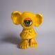 Vintage Arrow Industries Edward Mobley Cyclops Rubber Figure Toy Yellow Orange