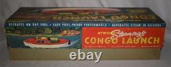 Vintage Atwood Steamcraft Congo Launch Boat NEW in Box Steam Powered 18 Long