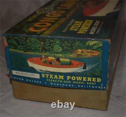 Vintage Atwood Steamcraft Congo Launch Boat NEW in Box Steam Powered 18 Long