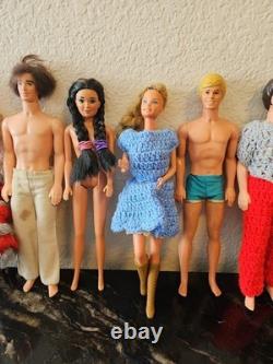 Vintage Barbie And Ken Dolls 1966 & 1968