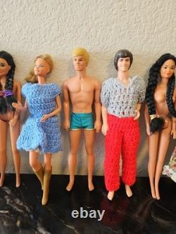 Vintage Barbie And Ken Dolls 1966 & 1968