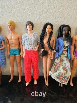 Vintage Barbie And Ken Dolls 1966 & 1968