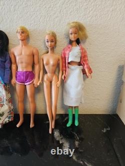 Vintage Barbie And Ken Dolls 1966 & 1968