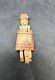 Vintage Barrel Man Figurine Folkart Funny Souvenir Toy Gift Wooden Hand Carved
