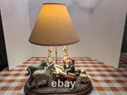 Vintage Barry Grosscup Noah's Planning Committee Lamp