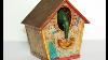 Vintage Bird Cuckoo House Bank Money Wind Up Toy Hd
