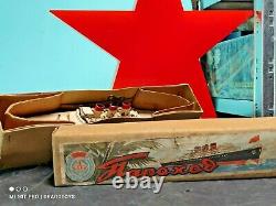 Vintage Boat Ship Wind Up'kuibyshev Parahod Toy Soviet Cccp Orig. Box And Key