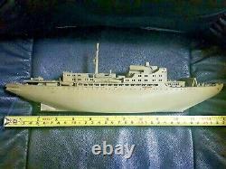 Vintage Boat Ship Wind Up'kuibyshev Parahod Toy Soviet Cccp Orig. Box And Key