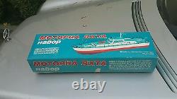 Vintage Boat Ship Wind Up'kuibyshev Parahod Toy Soviet Cccp Orig. Box And Key