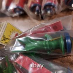 Vintage Box Of 48 1960s Bee Cap Bomb Toys Missles Shaped Brand New Complete Rare