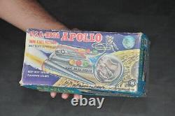 Vintage Boxed USA Nasa Apollo MT Trademark Battery Litho Tin Toy, Japan