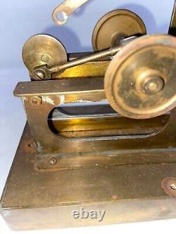 Vintage Brass Toy Steam Engine Water Pump Assembly Walking Beam Pump