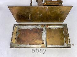 Vintage Brass Toy Steam Engine Water Pump Assembly Walking Beam Pump