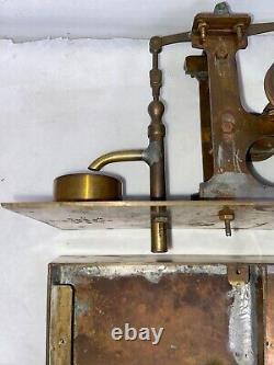 Vintage Brass Toy Steam Engine Water Pump Assembly Walking Beam Pump
