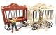 Vintage Broyhill Wooden Circus Wagon Cars Large Giraffe Clown Wood Cast Iron Set